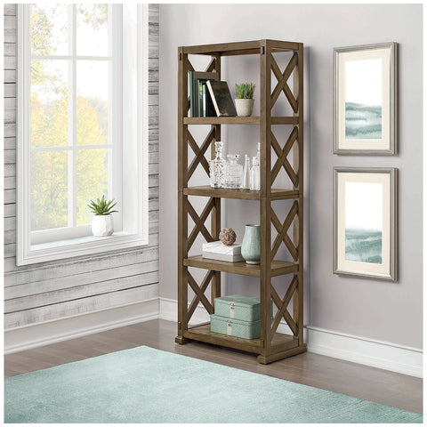 Image of Bayside Furnishings Bookcase, 5 Fixed Shelves