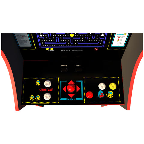 Image of Pac-Man 7 in 1 Arcade Machine & Stool Bundle 40th Edition