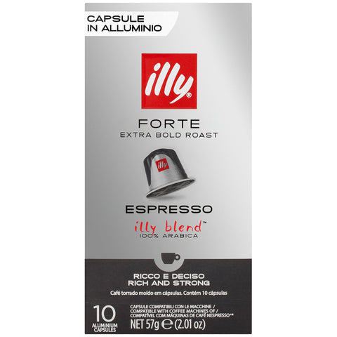 Image of Illy Forte Extra Bold Roast Espresso Capsules 100pk