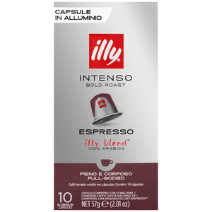 Illy Intenso Bold Roast Espresso Capsules 100pk
