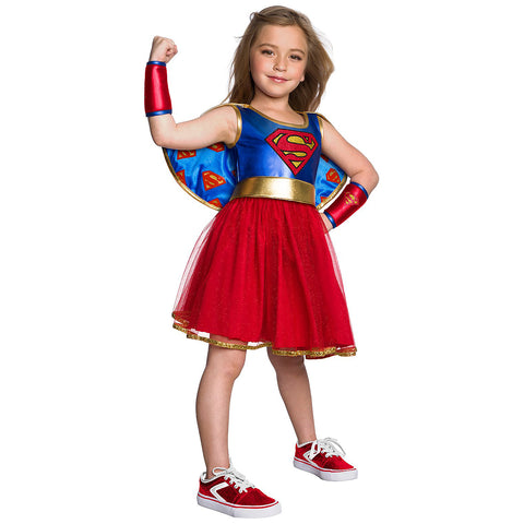 Image of Rubies Girls' Supergirl Deluxe Costume