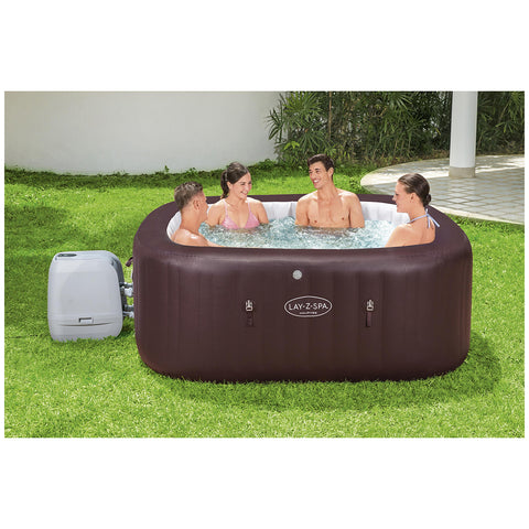 Image of Bestway Lay-Z-Spa Maldives HydroJet Pro Inflatable Spa, 2.01m x 2.01m x 80cm, 60033