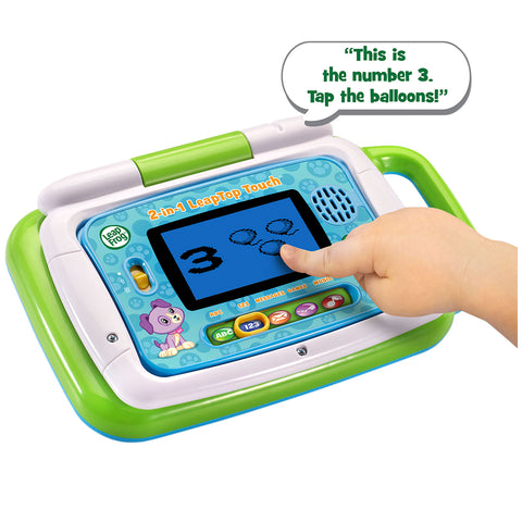 Image of Leapfrog 2-in-1 My LeapTop Touch Laptop Green