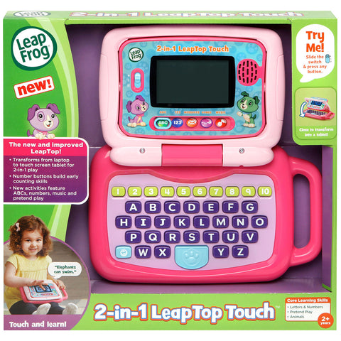Image of Leapfrog 2-in-1 My LeapTop Touch Laptop Pink