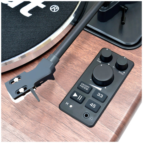 Image of mbeat Hi-Fi Turntable With Bluetooth Speaker MB-PT-38AWT