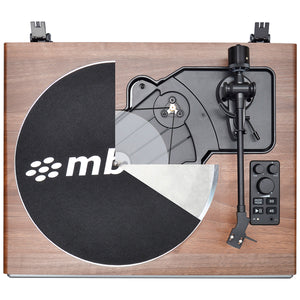 mbeat Hi-Fi Turntable With Bluetooth Speaker MB-PT-38AWT