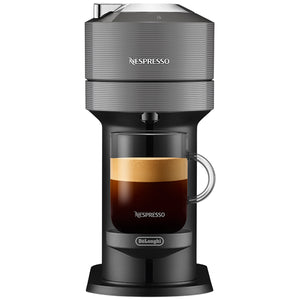 Delonghi Nespresso Vertuo Next Solo Capsule Coffee Machine, One Touch, White, Grey, ENV120W, ENV120GY
