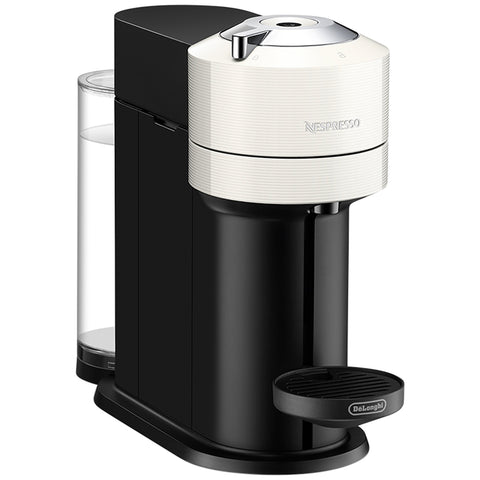 Image of Delonghi Nespresso Vertuo Next Solo Capsule Coffee Machine, One Touch, White, Grey, ENV120W, ENV120GY
