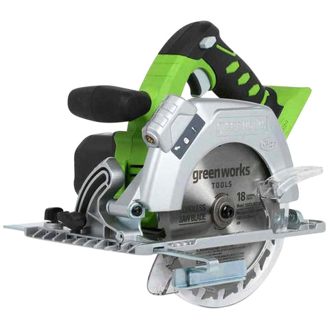 Image of Greenworks 24V Brushless Circular Saw (7.25") kit with 2Ah battery & Fast Charger