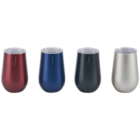 Image of Rabbit Double Wall Stainless Steel Wine Tumbler Set, 4pc, 4x 354ml