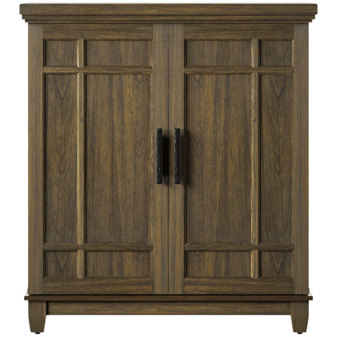 Image of Tresanti Bar Cabinet, L 95.2 x W 56.4 x H 105.5 cm, Solidwood & Veneer, Brown, BC34128-QM374