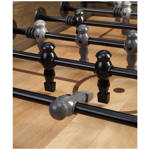 Image of Bayside Furnishings Wood Foosball Table, L 147 x W 80 x H 94 cm, Rubberwood Solids, Acacia Veneers, CSC58FT-2