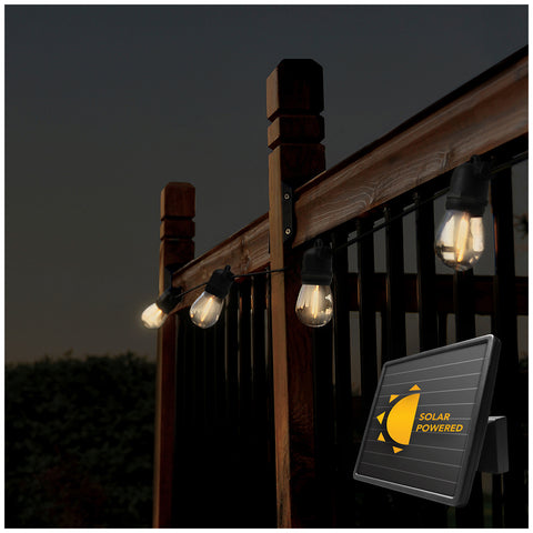 Image of Sunforce 10.67 Metre 15 LED Solar String Lights with Remote Control