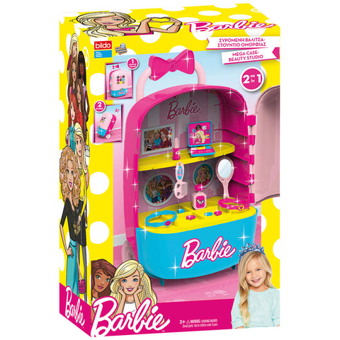 Image of Barbie Mega Beauty Trolley Playset