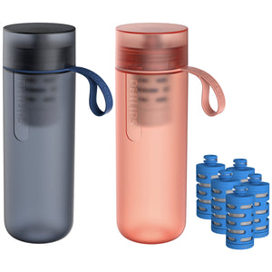 Philips GoZero Active Hydration Bottles + 5 Fitness Filters