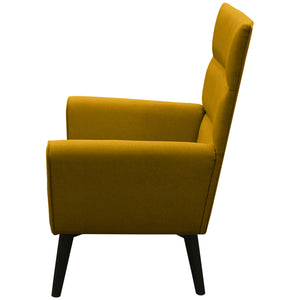 Adira Bennett High Back Luxury Accent Chair, Fabrics, W 84 x W 105.5 x L 79 cm