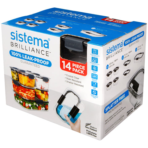 Image of Sistema Brilliance Food Storage Set 14pc