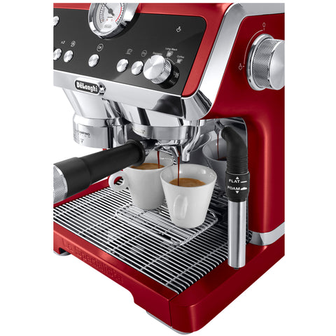 Image of DeLonghi La Specialista Pump Espresso Maker, Red, Black, EC9335R, EC9335BK