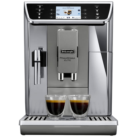 Image of Delonghi PrimaDonna Elite Automatic Coffee Machine, ECAM65055MS, Made In Italy