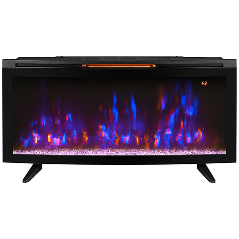 Image of Classicflame Wall Mount Electric Fireplace with Heater, 42HFU300CGT