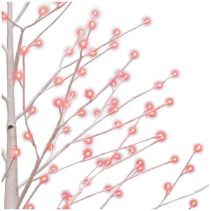 Faux Birch Tree, 512 LED Lights, 2.28m, Indoor & Outdoor, Timer