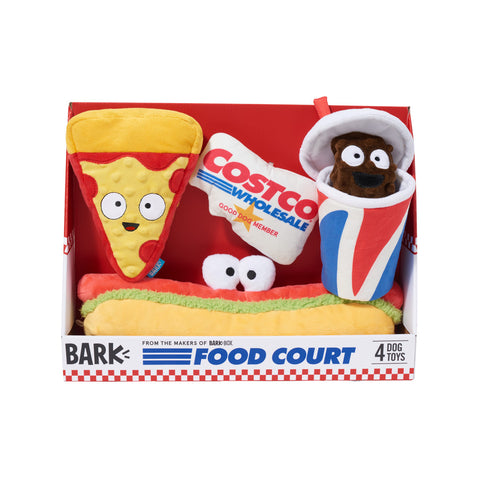 Image of Bark Costco Food Court 4 Dog Toys