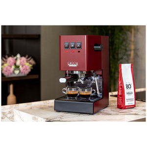 Gaggia Classic Pro Manual Coffee Machine, Red