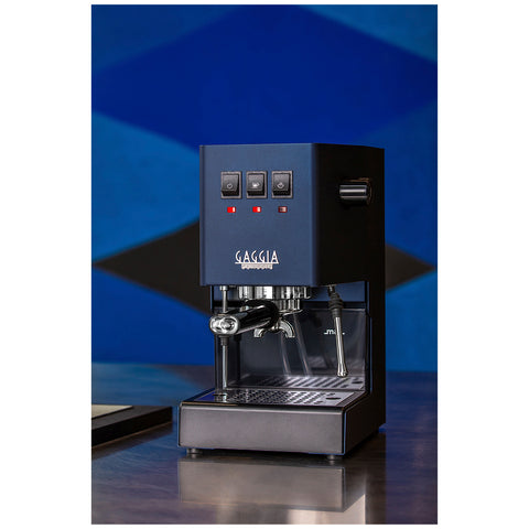 Image of Gaggia Classic Pro Manual Coffee Machine Blue