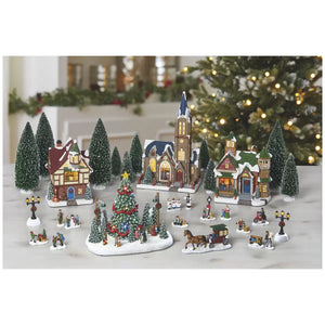 Christmas Village With Lights and Music 30 Pieces