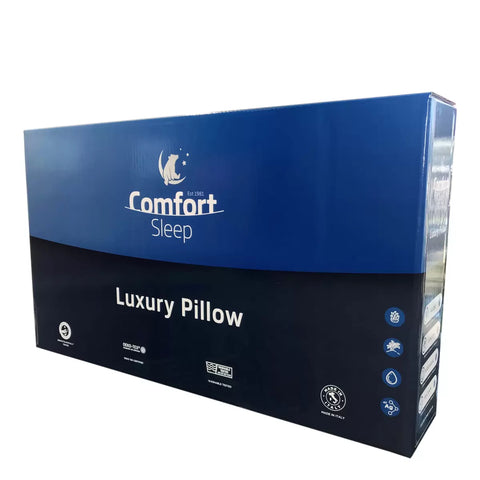 Image of Comfort Sleep Luxury Silver Comfort Memory Foam Soft Pillow