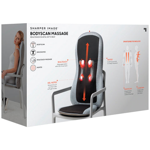 Image of Sharper Image Smart Sense Shiatsu Chair Pad Massager