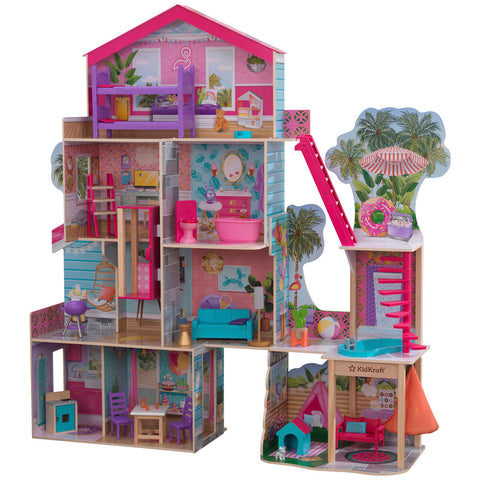 Image of Kidkraft Pool Party Mansion Dollhouse