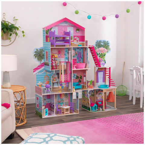 Image of Kidkraft Pool Party Mansion Dollhouse