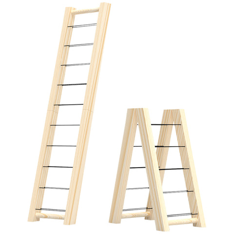 Image of Wine Stash Foldable Wine Storage Ladder