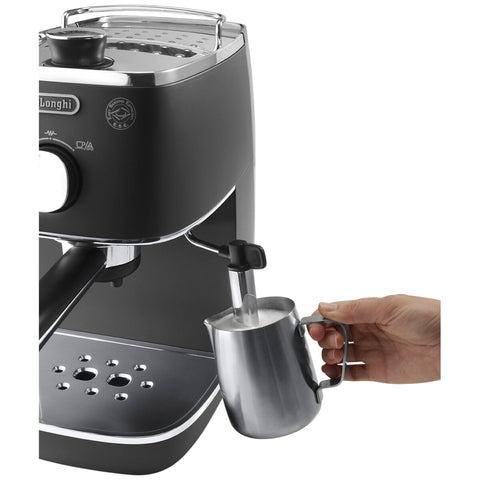 Image of Delonghi Distinta Pump Espresso Coffee Machine, Black, ECI341BK