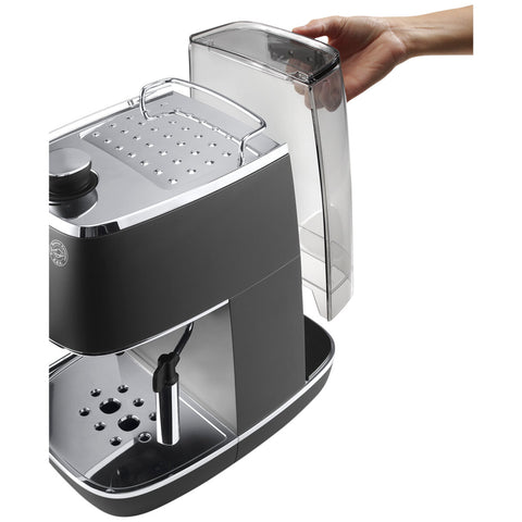 Image of Delonghi Distinta Pump Espresso Coffee Machine, Black, ECI341BK