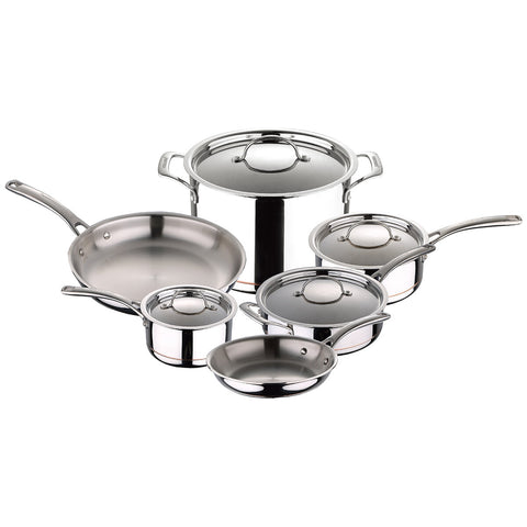 Image of Kirkland Signature 10pc Stainless Steel Cookware Set