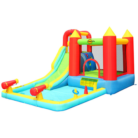 Image of Happy Hop Jump and Splash Double Blaster Inflatable Play Centre