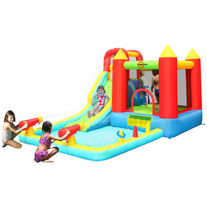 Happy Hop Jump and Splash Double Blaster Inflatable Play Centre