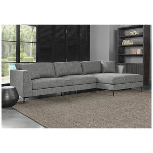 Thomasville 2 Piece Grey Sectional Sofa