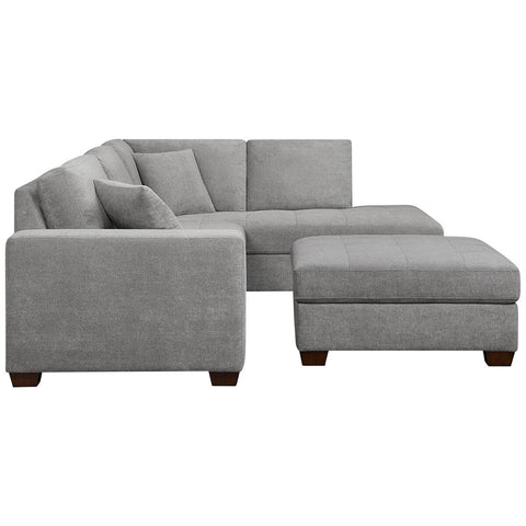 Image of Thomasville Sectional 2 Piece with Ottoman