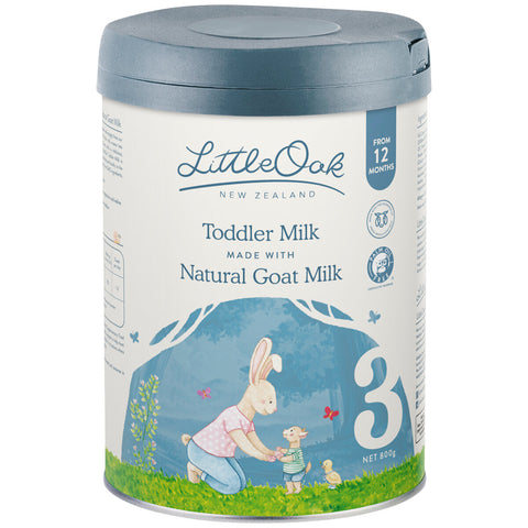 Image of LittleOak Natural Goat Milk Toddler Milk Stage 3, 6 x 800g