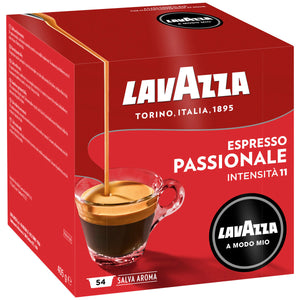 Lavazza A Modo Passionale Capsules, 108 Pack, Free Jolie White Coffee Machine