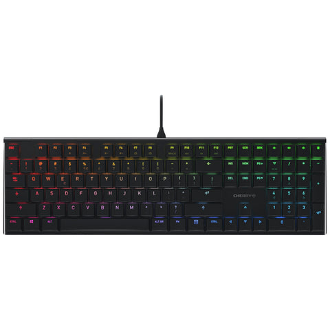 Image of CHERRY MX 10.0 RGB Black Gaming Keyboard MX Low Profile Red Switch