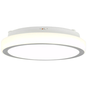 Artika Saturn 32.6 cm Flush Mount, Integrated LED with Variable White Technology and Premium Glass Diffuser