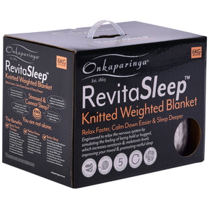 Onkaparinga Knitted Weighted Blanket 6 kg