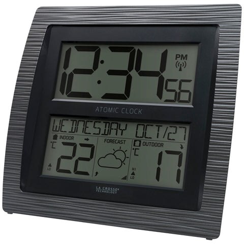 Image of La Crosse Digital Clock with Weather Station C75723-AU