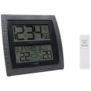 La Crosse Digital Clock with Weather Station C75723-AU