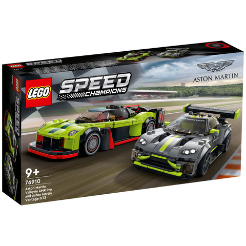Image of LEGO Speed Champions Aston Martin Valkyrie AMR Pro & Aston Martin Vantage GT3 76910