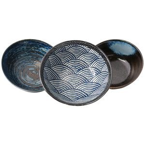 Tokyo Bazaar Donburi Japanese Bowl Set, Ceramic, 11.5 x 11.5 x 5.75 cm, 290 ml, 6pc
